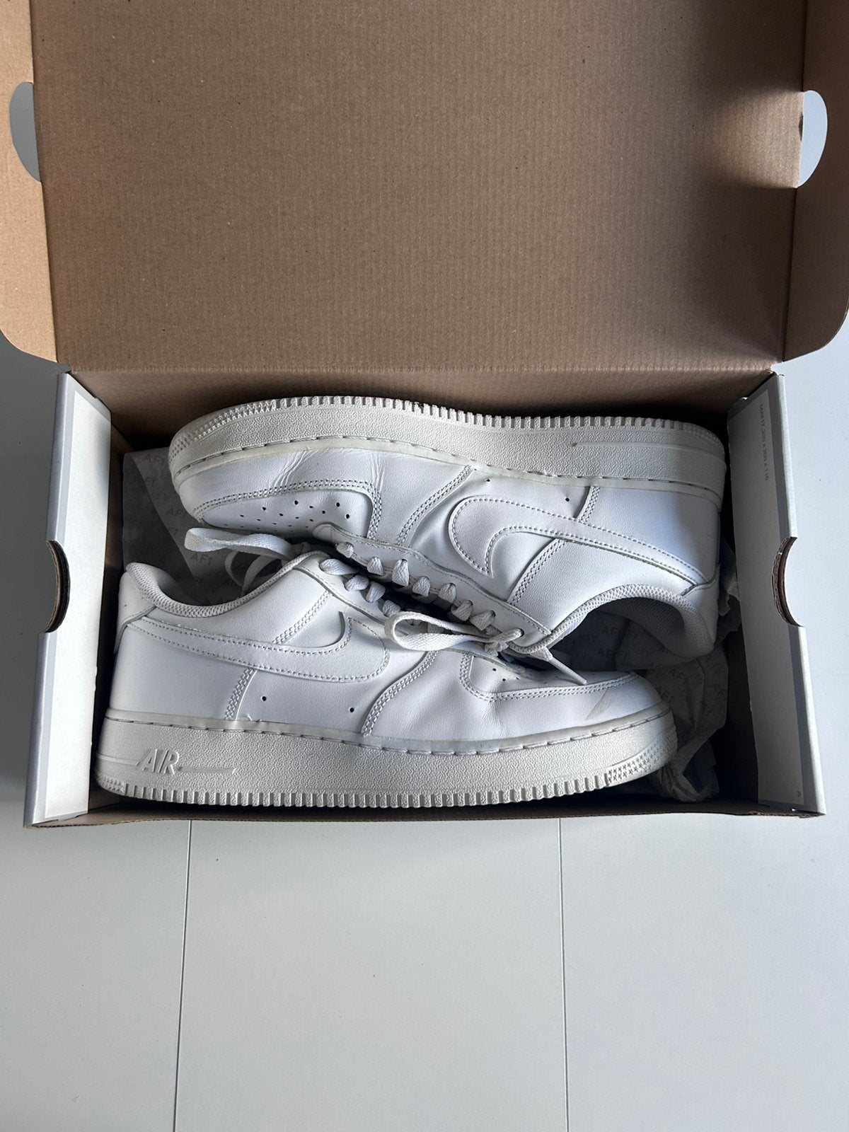 Nike Air Force 1 2007, Enlèvement ou Envoi, Porté, Blanc, Baskets