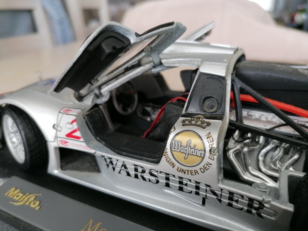 model auto Mercedes 1:18   CLK - GTR, Hobby en Vrije tijd, Ophalen of Verzenden, Auto