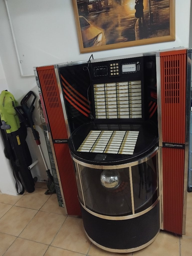 Jukebox Seeburg disco SMC2, Ophalen, Gebruikt
