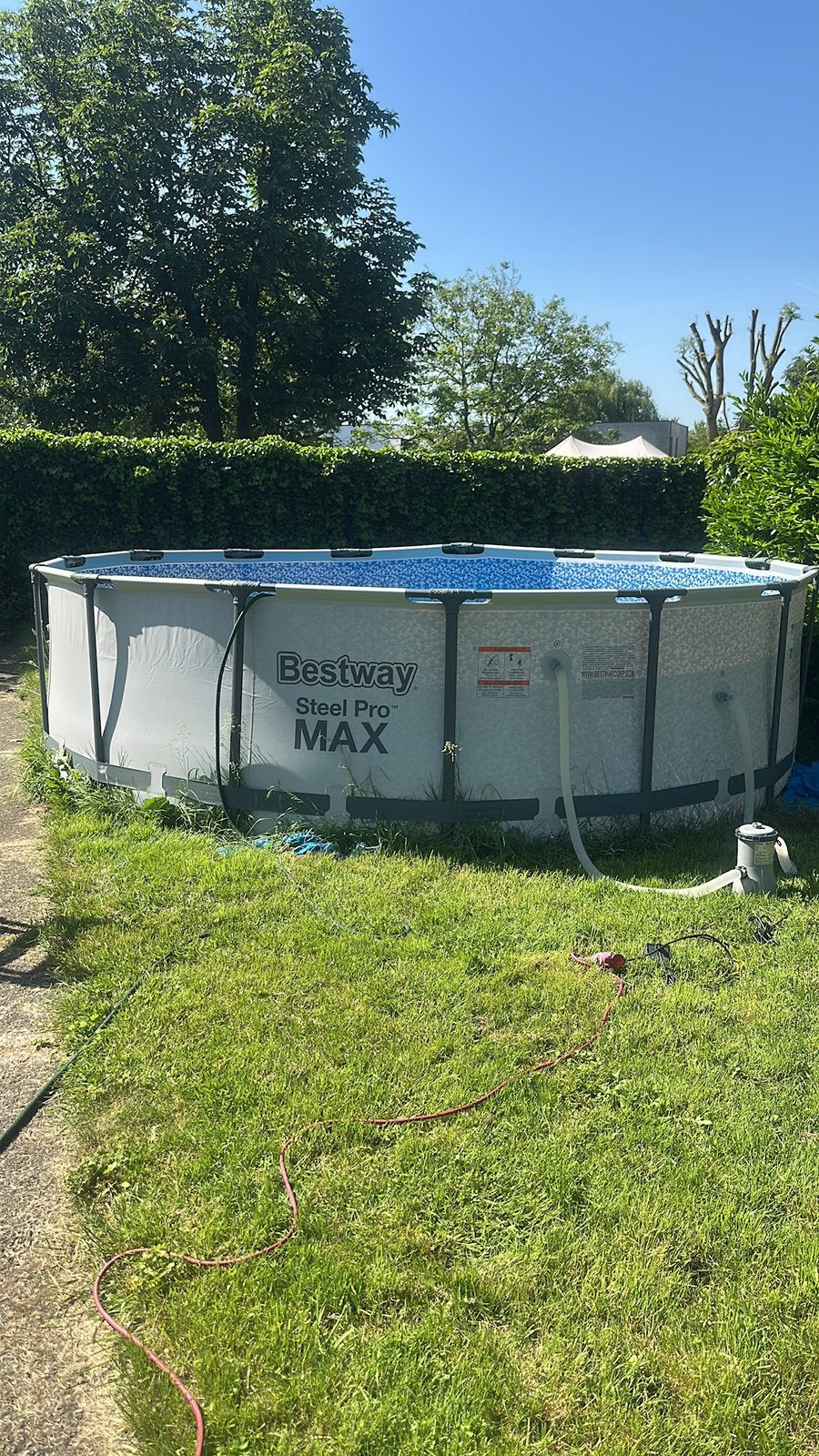 Zwembad best way steel pro max 457x122cm, Tuin en Terras, Zwembaden, Ophalen, Zo goed als nieuw