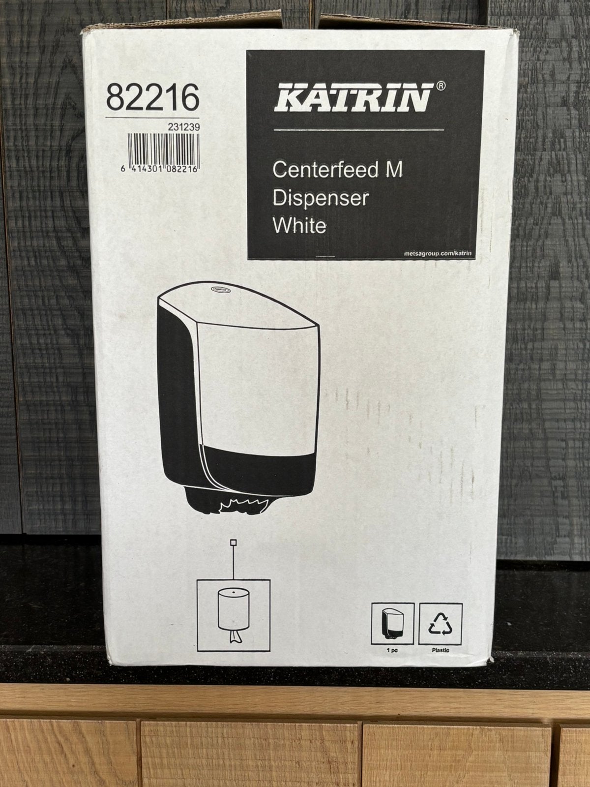 Dispenser voor handdoekrol NIEUW, Ophalen of Verzenden, Nieuw, Wit, Kunststof