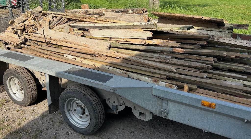 Gratis hout, Tuin en Terras, Brandhout, Ophalen