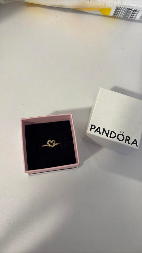 Pandora ring, Ophalen, Zo goed als nieuw, Goud, Pandora