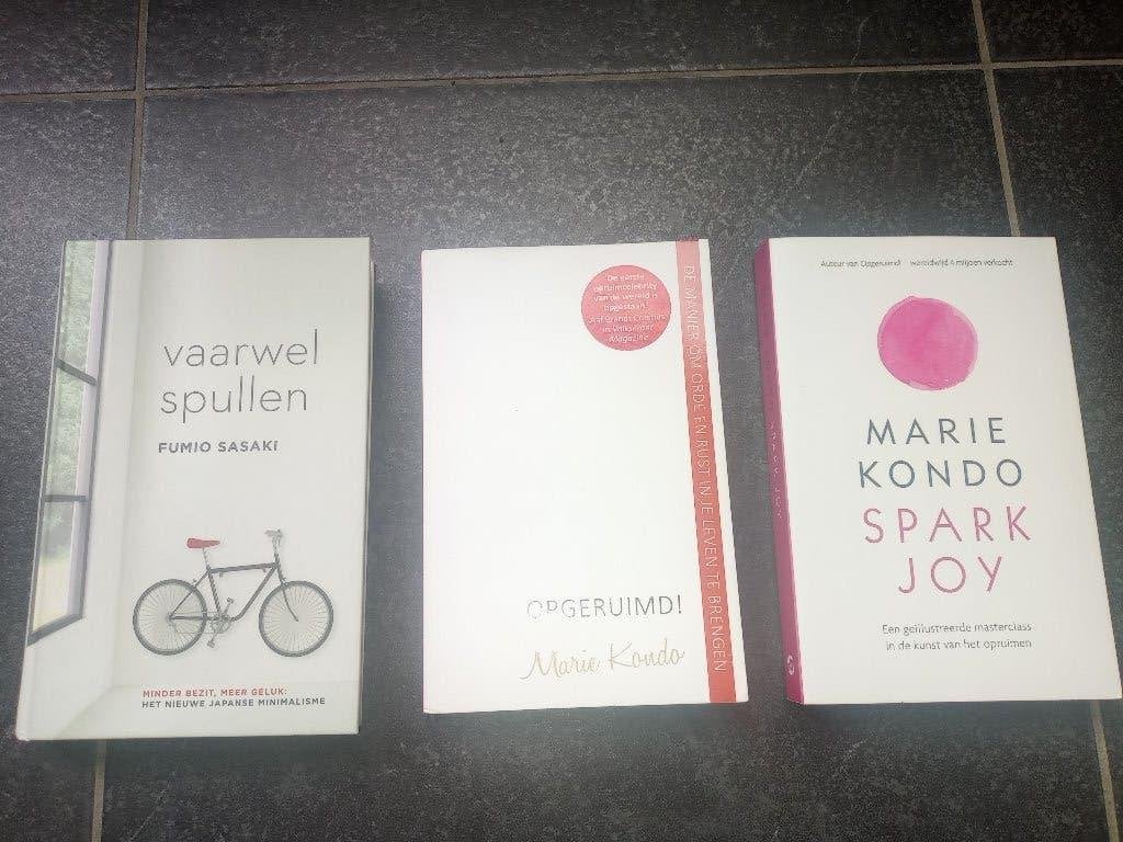 2 BOEKEN MARIE KONDO + SASAKI FUMIO - nieuwstaat, Boeken, Psychologie, Ophalen of Verzenden, Zo goed als nieuw, MARIE KONDO + FUMIO SASAKI