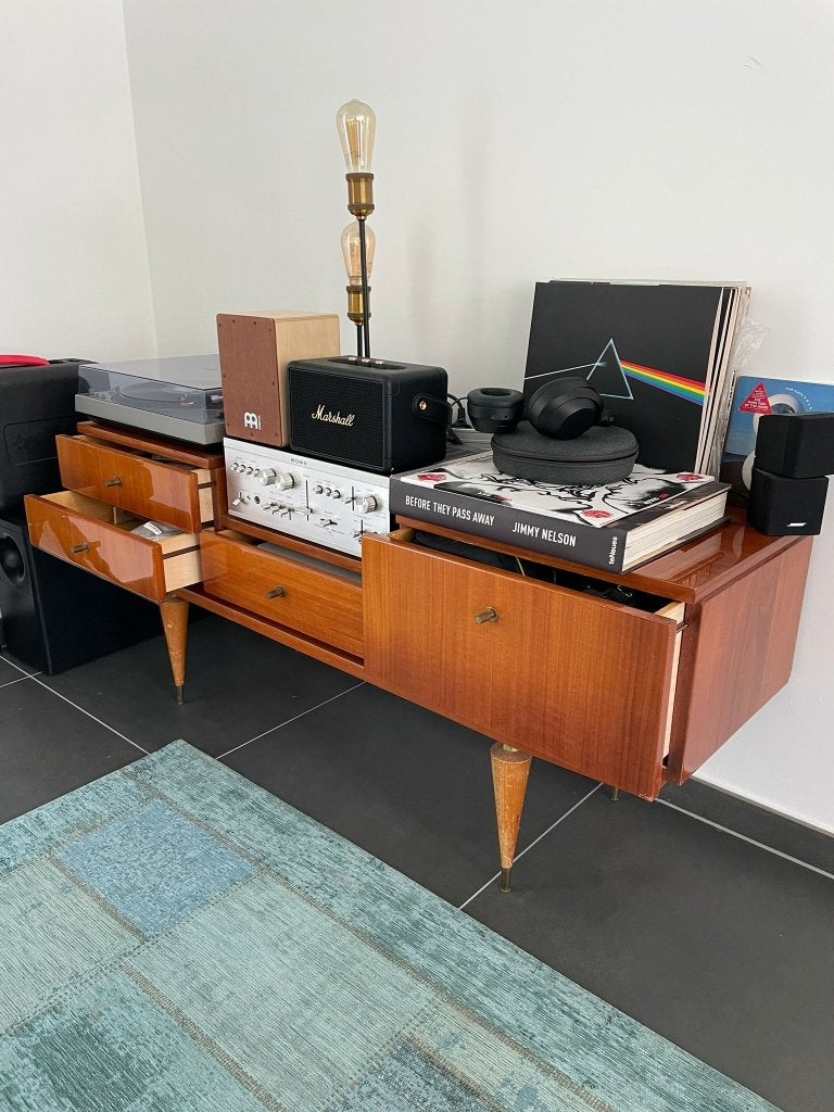 Prachtig vintage teak dressoir, Huis en Inrichting, Ophalen, Gebruikt, 100 tot 150 cm, Minder dan 100 cm