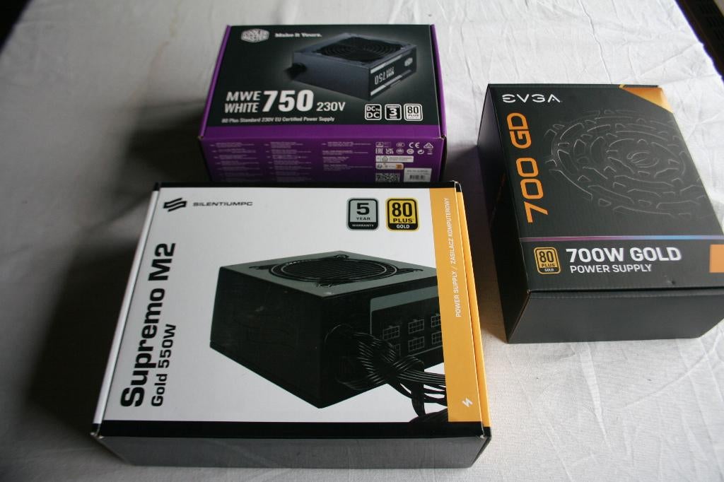 VOEDING 500W 700W 750W 850w 1200w ASUS CORSAIR, Ophalen