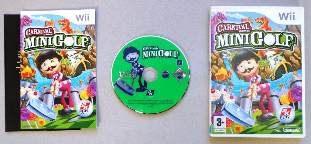 Carnival Mini Golf voor de Nintendo Wii Compleet, Ophalen of Verzenden, Zo goed als nieuw