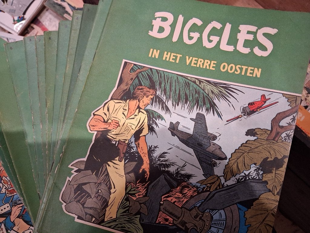 Strips Biggles, Boeken, Stripverhalen, Ophalen