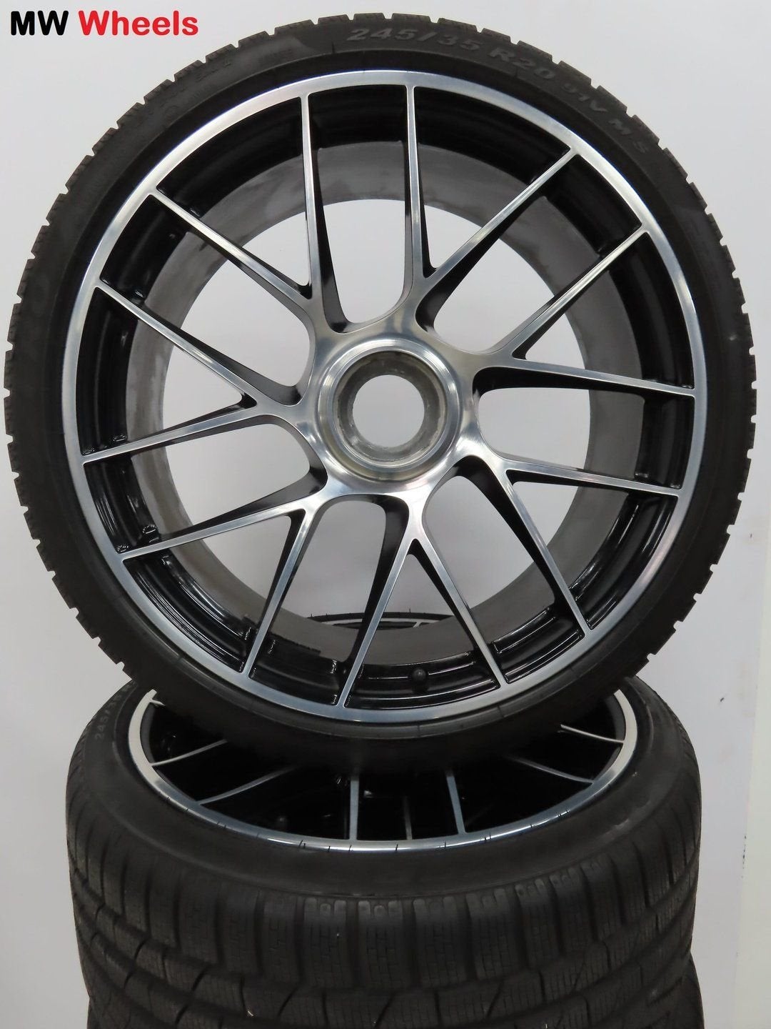 Porsche 20 inch Origineel 911 991 velgen Turbo winterbanden, Auto-onderdelen, Gebruikt, -, -, Banden en Velgen
