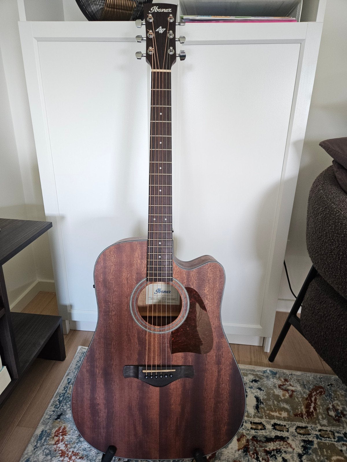 Ibanez AW54CE-OPN, Ophalen, Zo goed als nieuw, Western- of Steelstringgitaar
