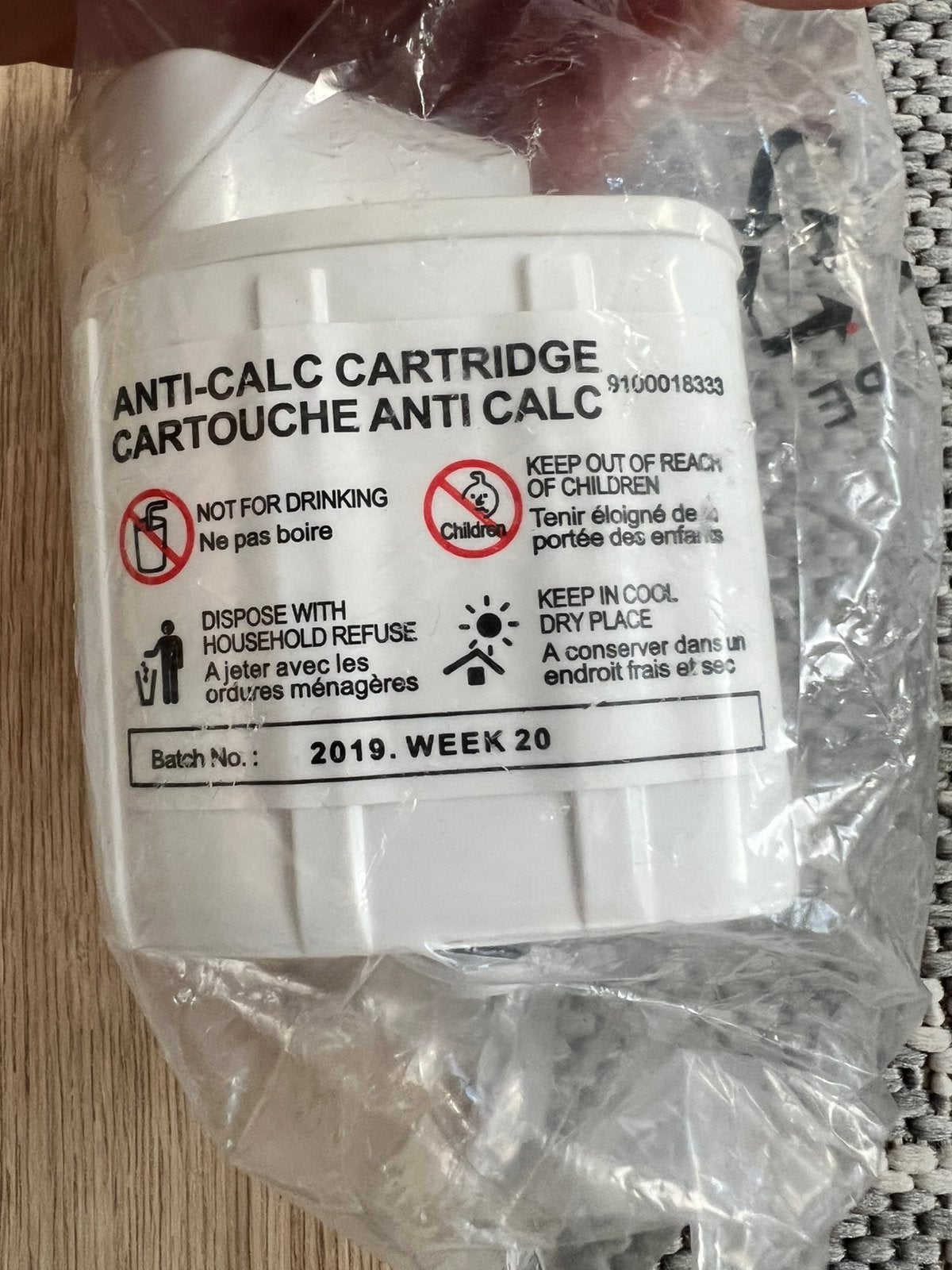 Nouvelle cartouche anti-craie Tefal (XD9030E0) — Inutilisée, Enlèvement ou Envoi, Neuf