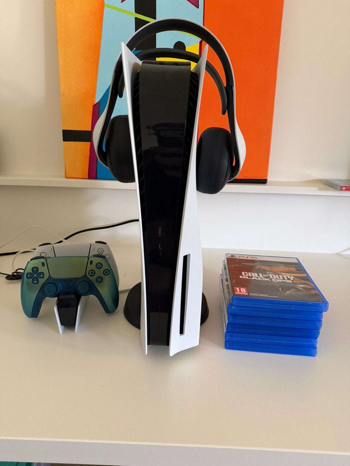 PS5 Disc Edition + 2 Controllers + 1TB SSD + Headset + Games, Consoles de jeu & Jeux vidéo, Consoles de jeu | Sony PlayStation 5