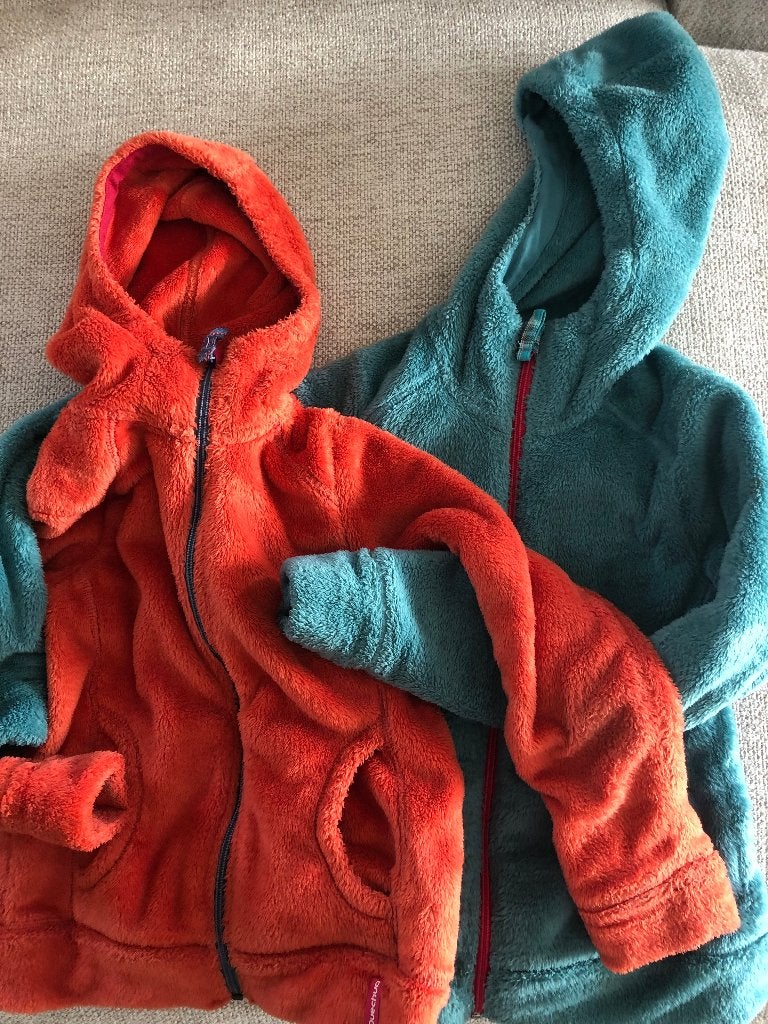 warme vest met kap en rits merk Quechua, Ophalen, Gebruikt, Jongen of Meisje, Trui of Vest