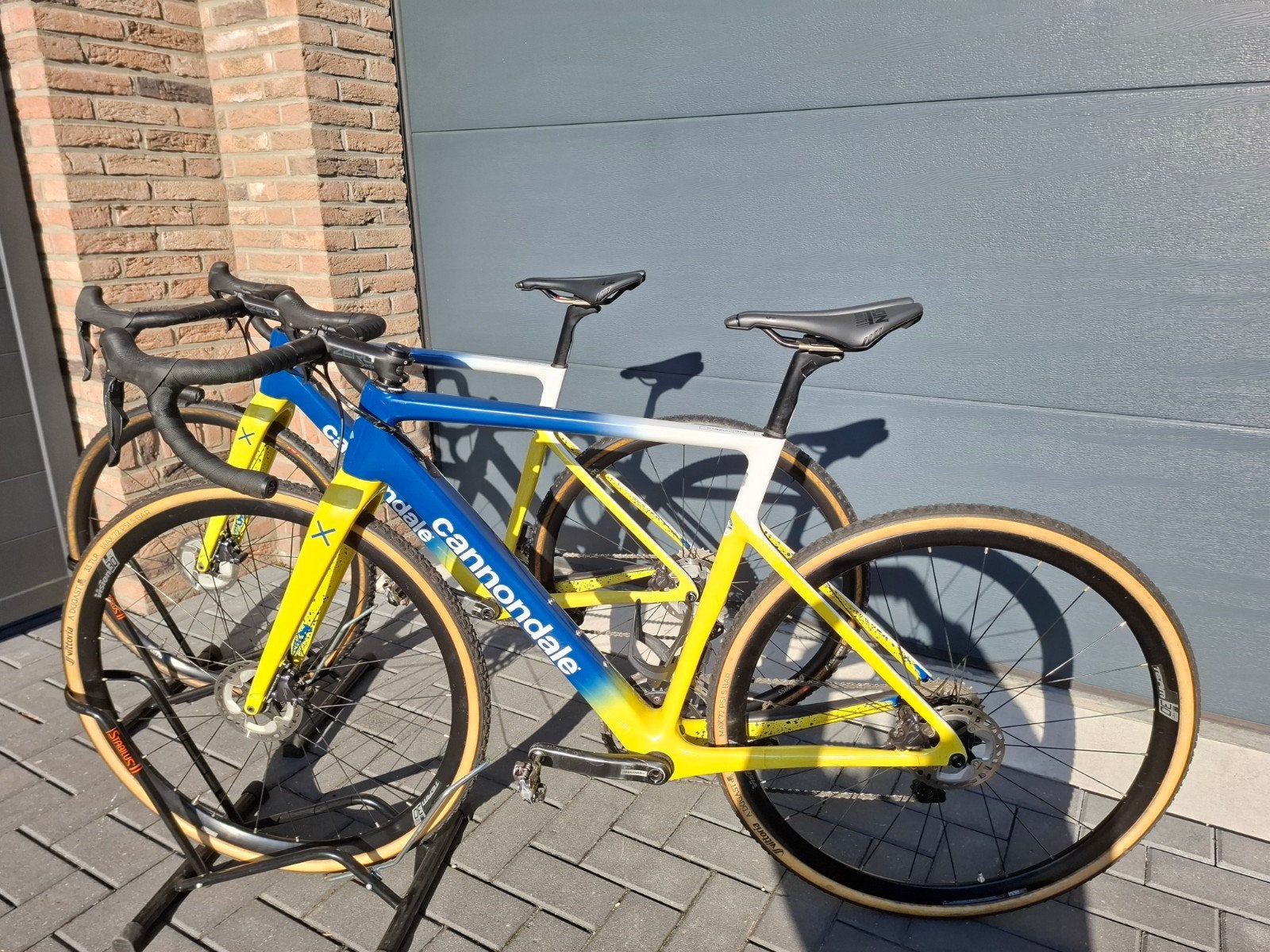 2x Cannondale Supersix EVO CX cyclocrossfiets -  maat 54, Vélos & Vélomoteurs, Enlèvement, Comme neuf, Frein à disque