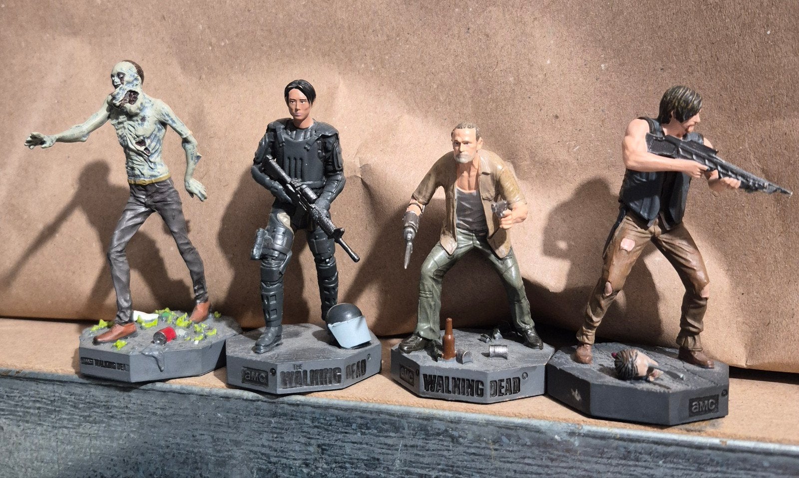 Walking Dead 4 figurines collection, Enlèvement ou Envoi