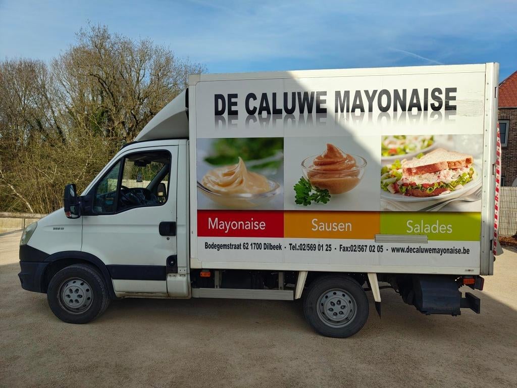 Iveco-vrachtwagen, Auto's, Bestelwagens en Lichte vracht, Euro 5, Iveco, Wit, Grijs