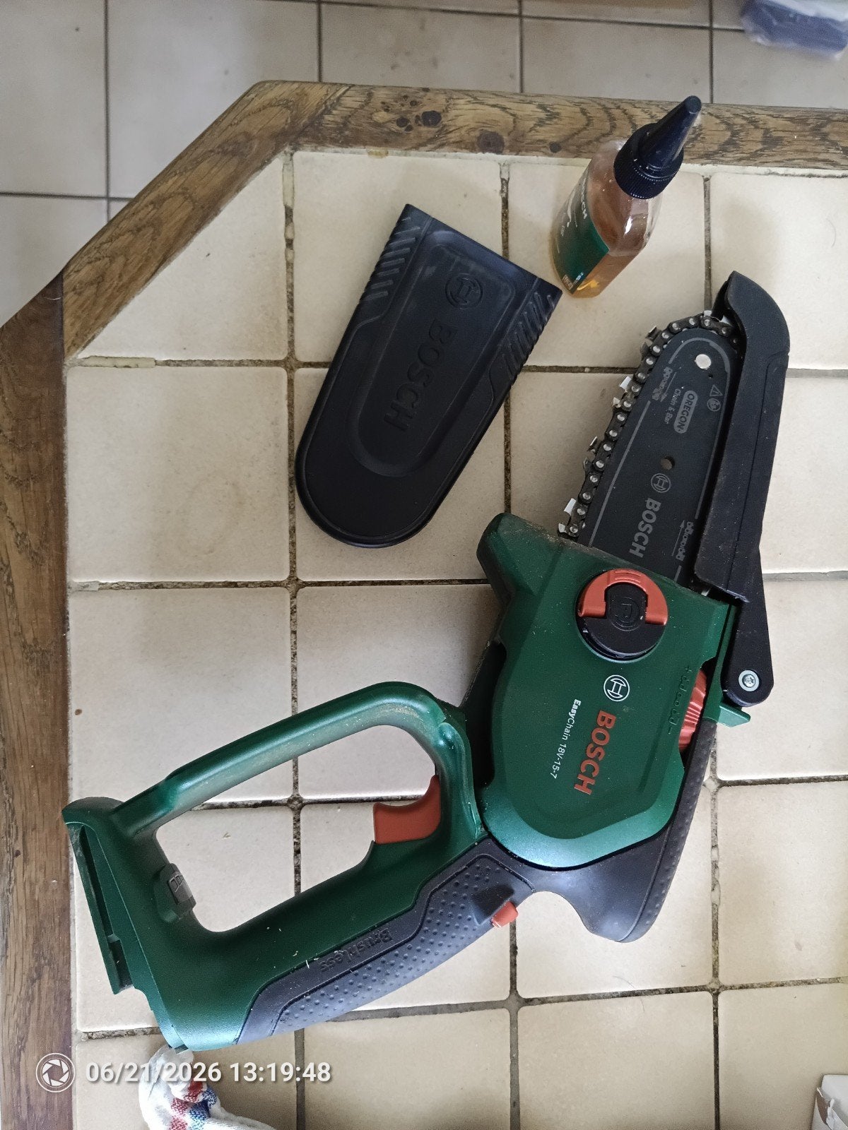 Bosch Handkettingzaag, Jardin & Terrasse, Outils à main, Utilisé, Autres types, Enlèvement