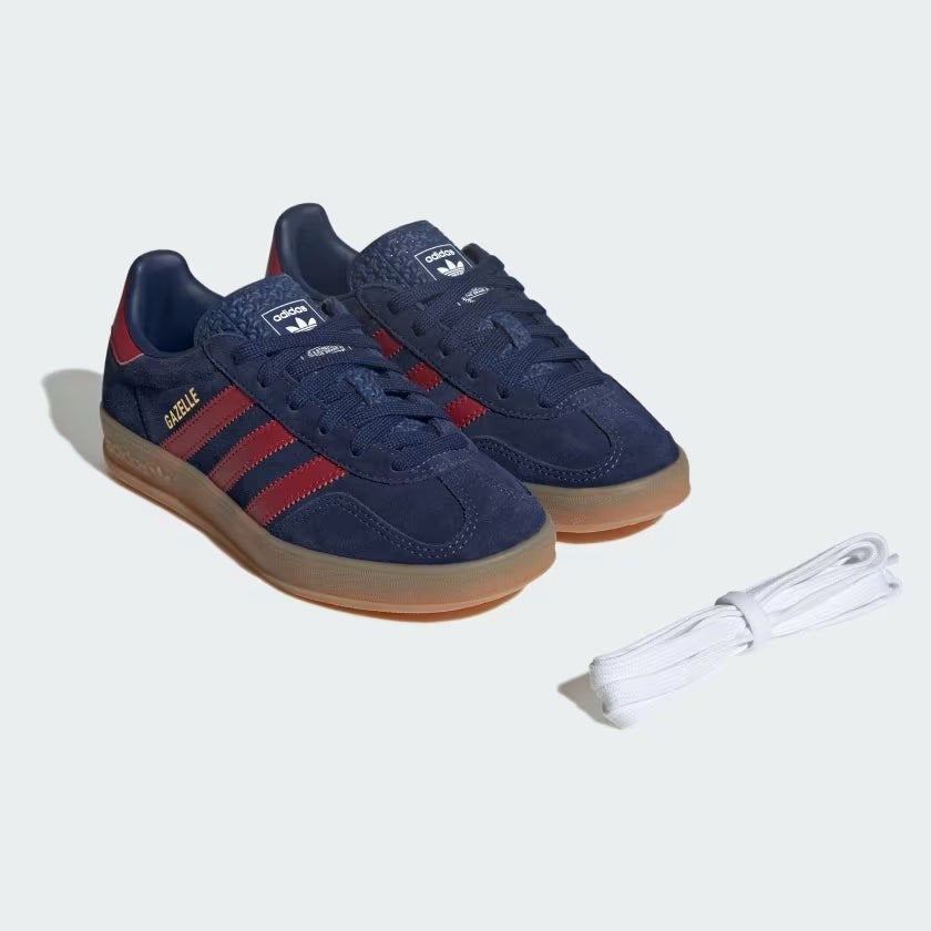 Gazelle Indoor - GS - Dark Blue Red - Taille 40, Enfants & Bébés, Adidas, Garçon ou Fille, Comme neuf, Enlèvement