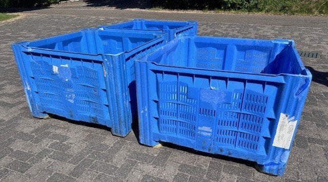 Geperforeerde hooibox palletbox slowfeeder hooi, Niet ingevuld, Comme neuf, Niet ingevuld, Niet ingevuld