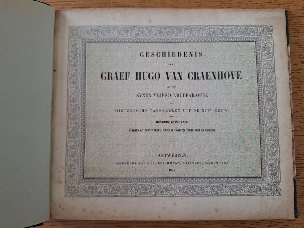 Hendrik Conscience - geschiedenis van Graef Hugo Van Craenho, Enlèvement ou Envoi