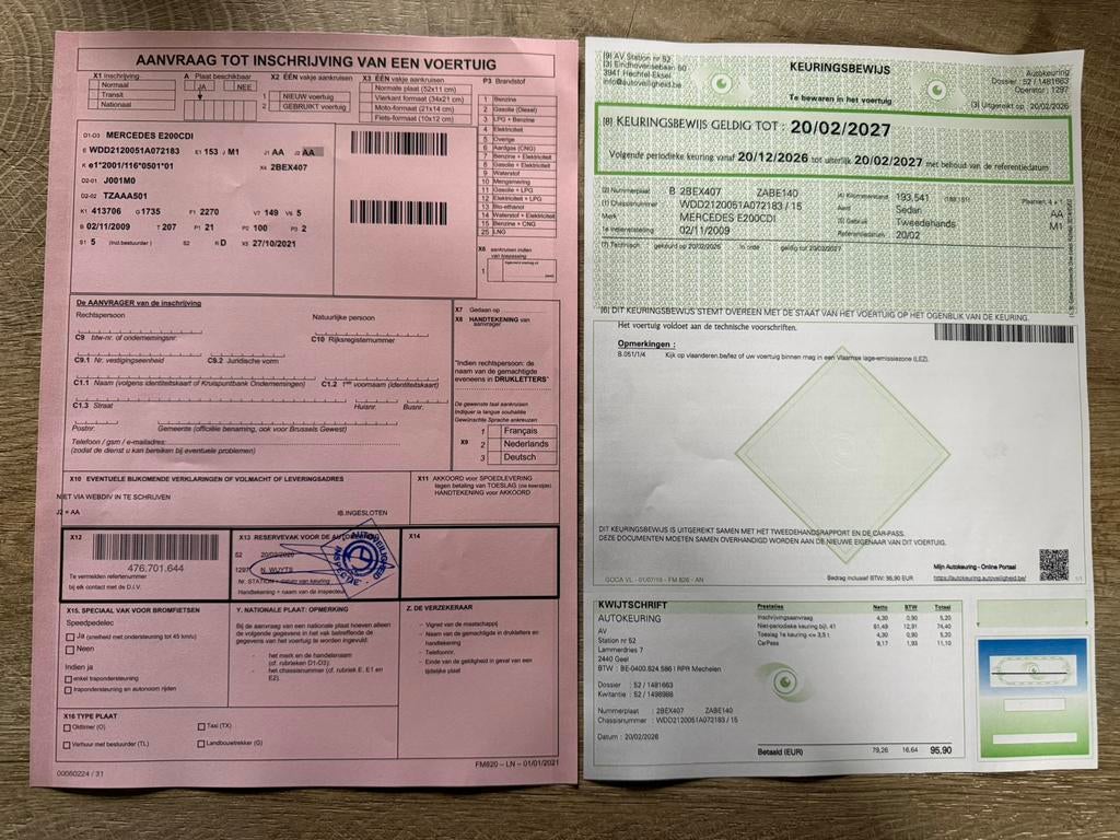 Mercedes E200 CDI Automaat/Nieuwe Staat/Avantgarde/GEKEURD, Euro 5, Achat, Entreprise, Commande vocale