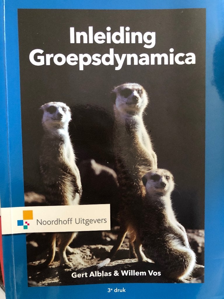 Inleiding groepsdynamica, Psychologie sociale, Enlèvement, Utilisé, Noordhoff Uitgevers