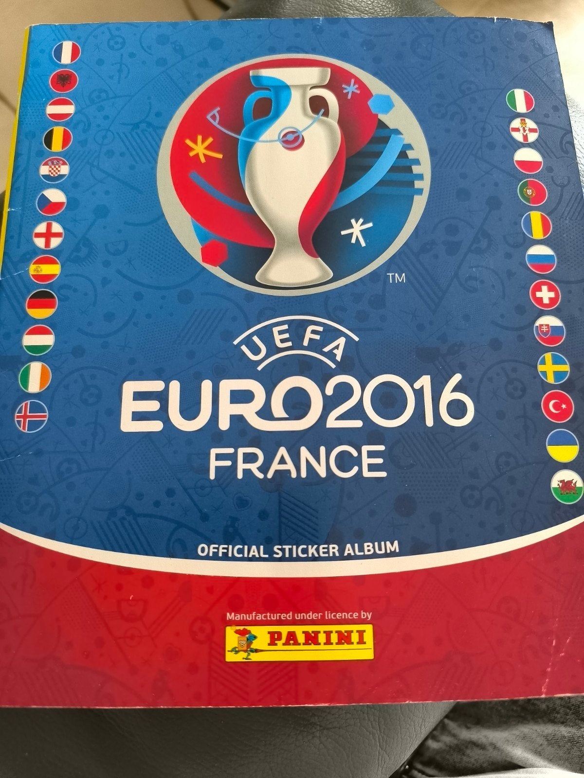 Panini Euro 2016, Version Belge, Complet, Enlèvement ou Envoi, Utilisé