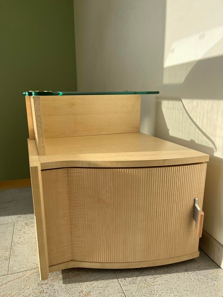 Vintage nachtkastjes, Enlèvement, Utilisé, Bois, 45 à 65 cm