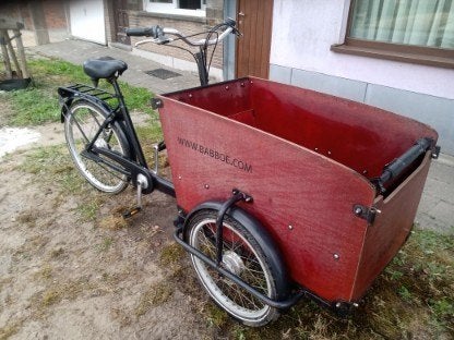 Bakfiets Babboe, Fietsen en Brommers, 4 kinderen of meer, Gebruikt, Huif, Ophalen