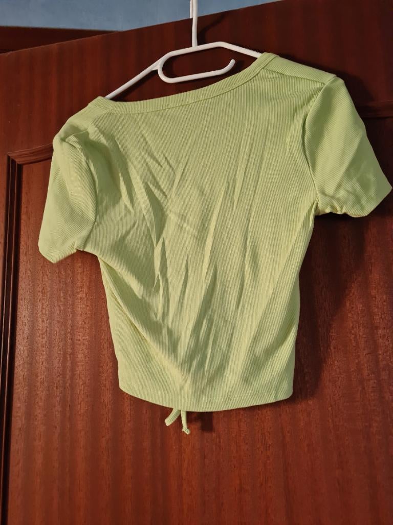 Haut vert CM decolleté TM, Maat 38/40 (M), Ophalen of Verzenden, Korte mouw, Gedragen