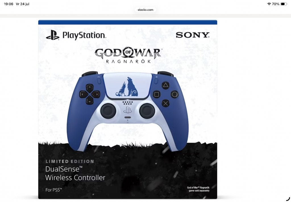 Nieuwe god of war ragnarok controler PS5, PlayStation 5, Enlèvement, Contrôleur, Neuf