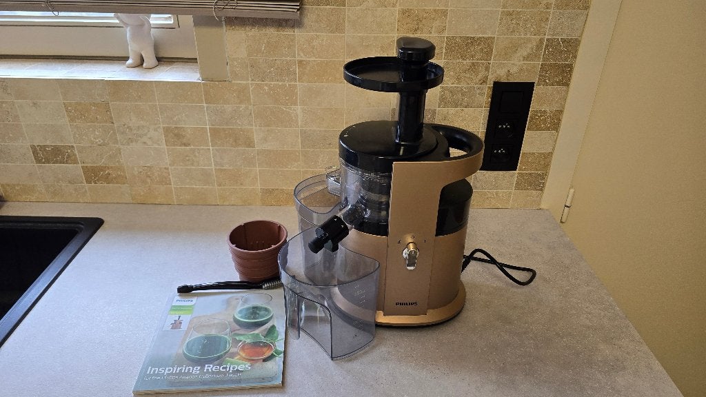 Slow juicer, Elektronische apparatuur, Ophalen of Verzenden, Gebruikt, Elektrisch, Slowjuicer