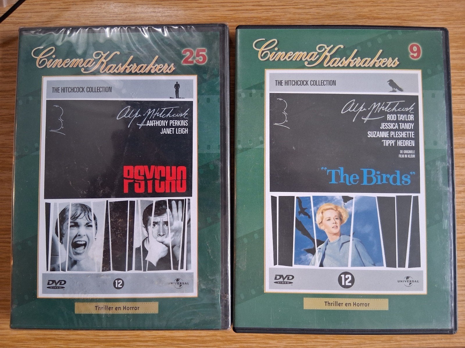 dvd's klassiekers Psycho & The Birds Alfred hitchcock, CD & DVD, DVD | Classiques, Enlèvement ou Envoi, Anglais, Horreur, Néerlandais