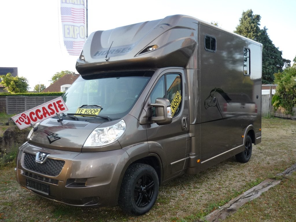 paardencamionette, Dieren en Toebehoren, Ophalen of Verzenden, Zo goed als nieuw, Polyester, 2-paards trailer