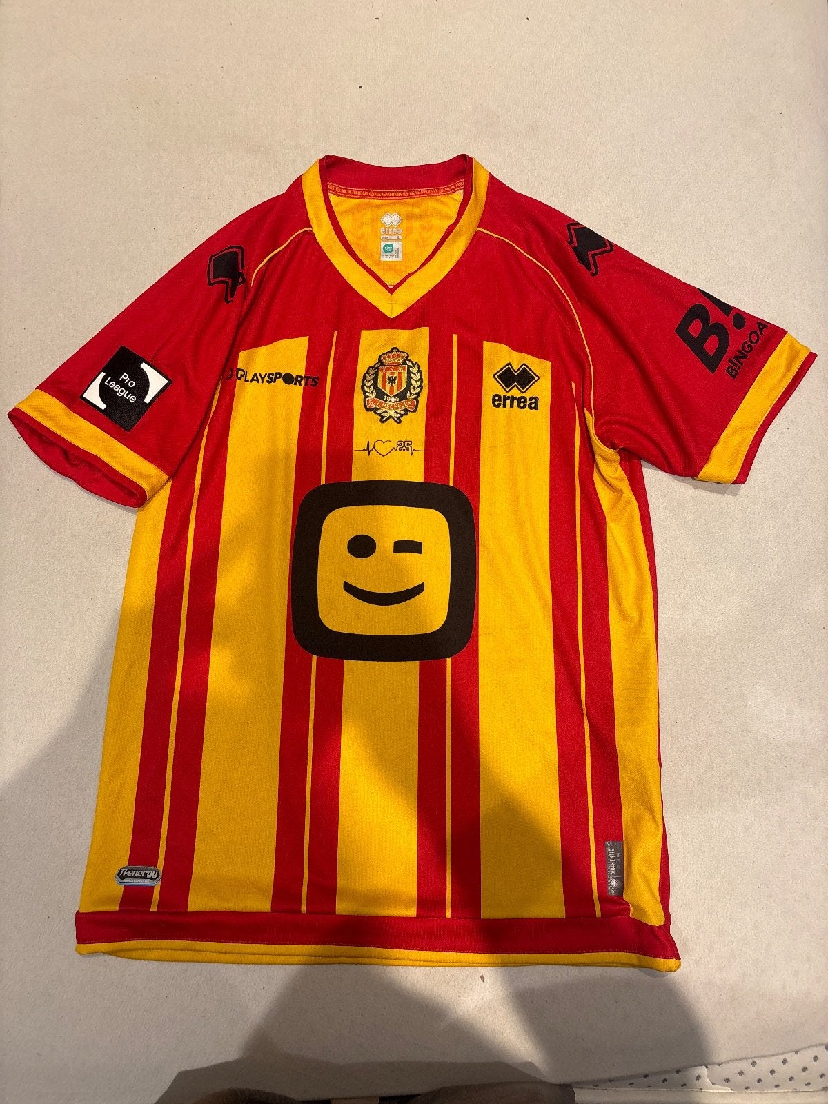 Match issued KV Mechelen Storm, Maat L, Ophalen of Verzenden, Zo goed als nieuw, Shirt