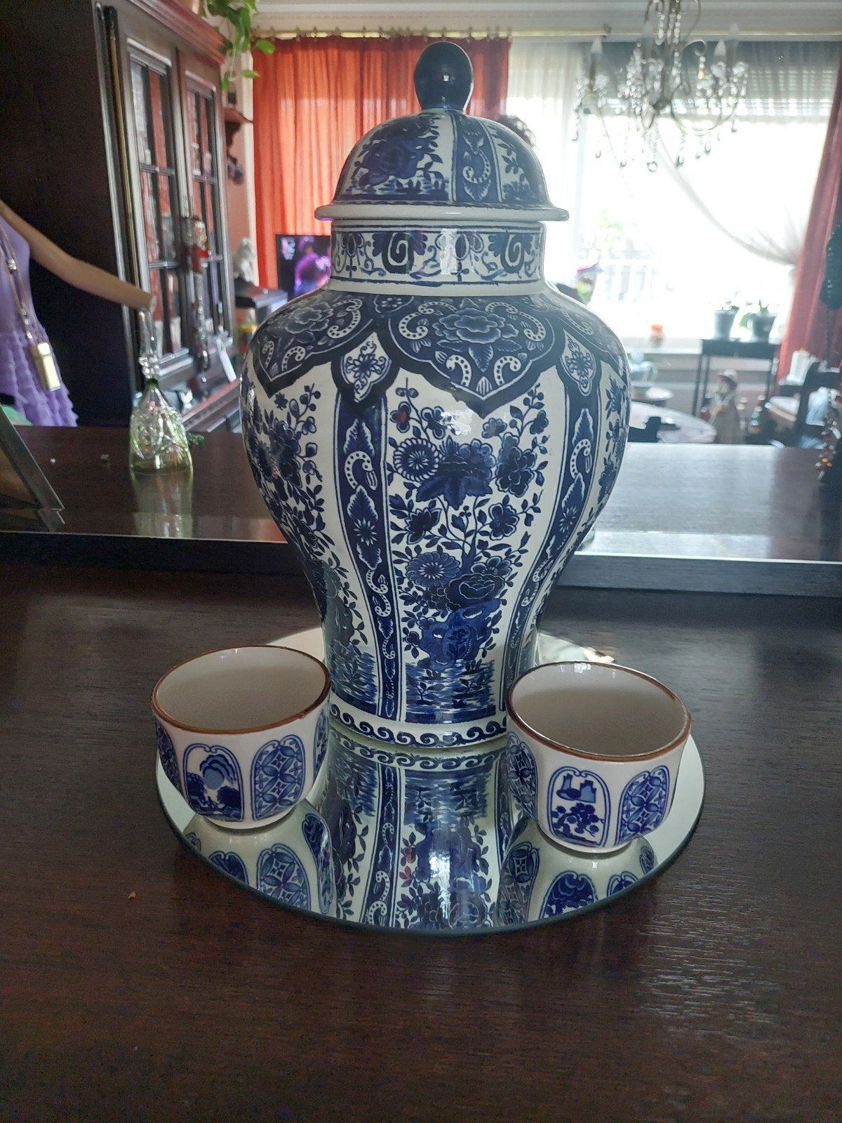 Ensemble  en delfe vintage 30 E, Antiek en Kunst, Antiek | Vazen, Ophalen