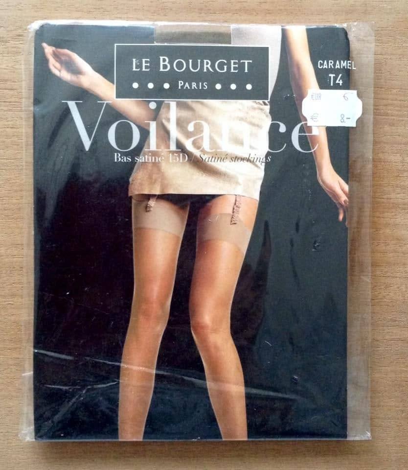 Bas classiques Le Bourget "Voilance" 15D–T.4 (XL)–Caramel, Neuf, Enlèvement ou Envoi, Autres tailles, Le Bourget Paris