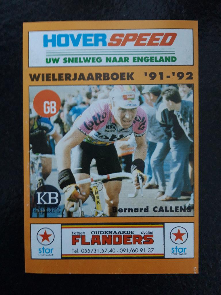 Wielerjaarboek 1991-1992 (cover Johan Museeuw) + 2 gratis, Verzenden, Nieuw, Lopen en Fietsen, Bernard Callens