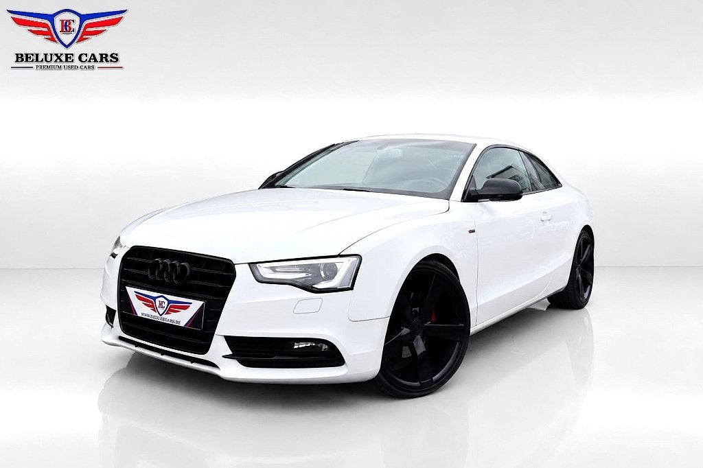 AUDI A5 Coupe 2.0 TDI*LED*BI XENON*LEER*NAVIGATIE*PDC*, Auto's, 4 zetels, Wit, Leder, Bedrijf