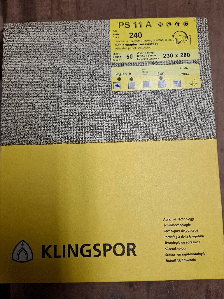 Klingspor slispapier, Doe-het-zelf en Bouw, Schildersmaterialen, Ophalen, Nieuw, Overige typen