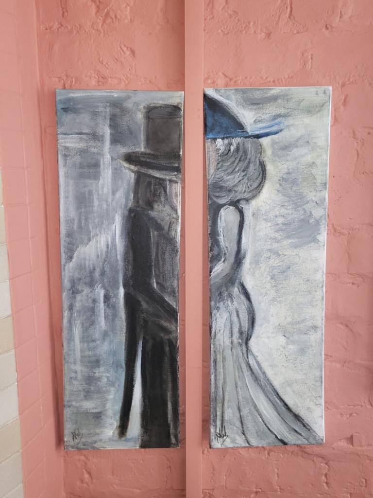 Belle peinture en deux parties, Enlèvement