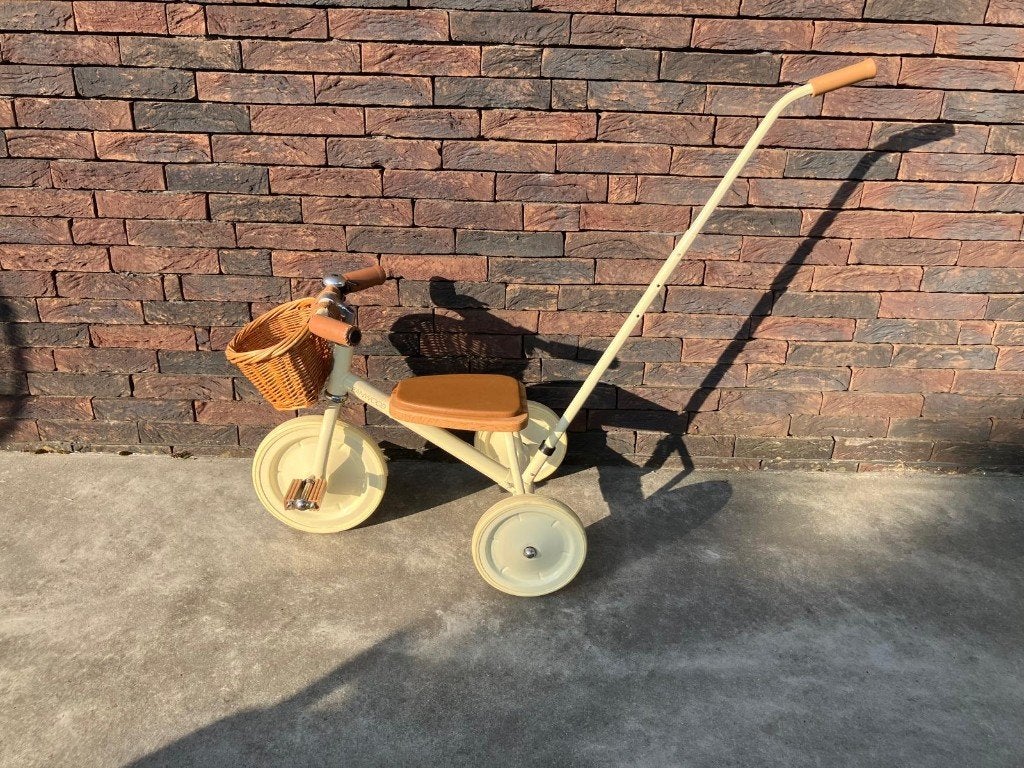 Banwood driewieler met mandje, Kinderen en Baby's, Ophalen, Gebruikt, Trapvoertuig