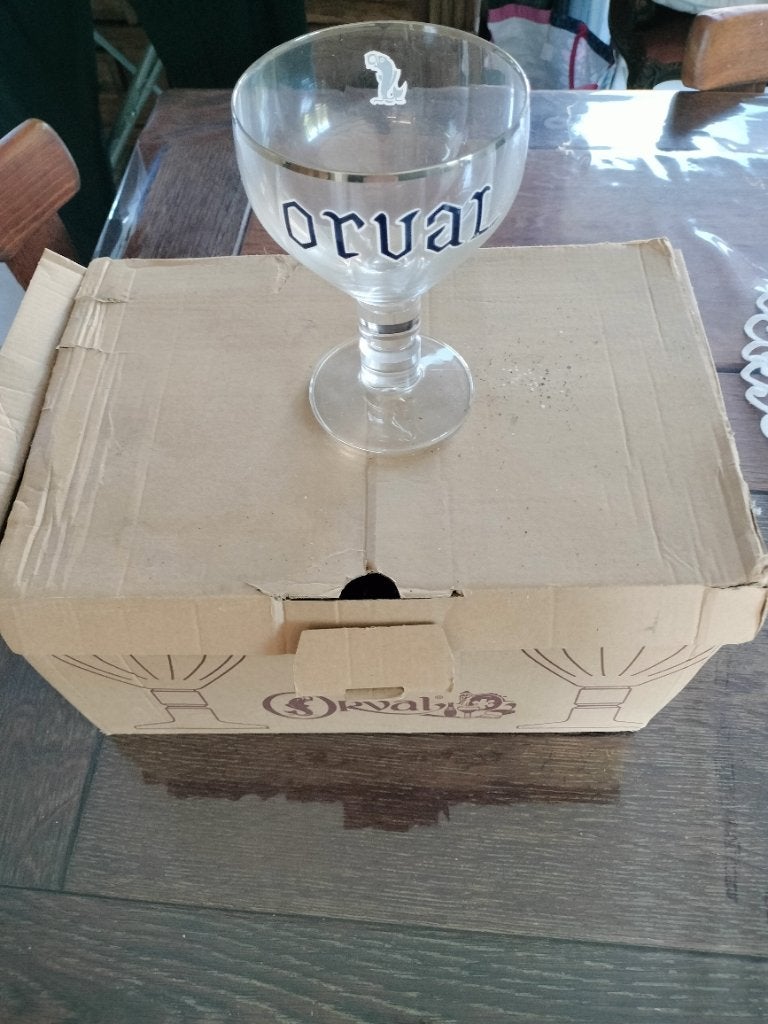 Verres à Orval, Collections, Enlèvement, Comme neuf, Verre à bière