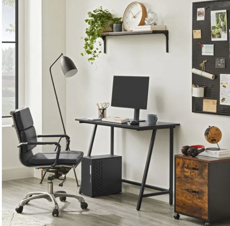 computer tafel  / bureau tafel, Ophalen, Zwart, 50 cm, In hoogte verstelbaar