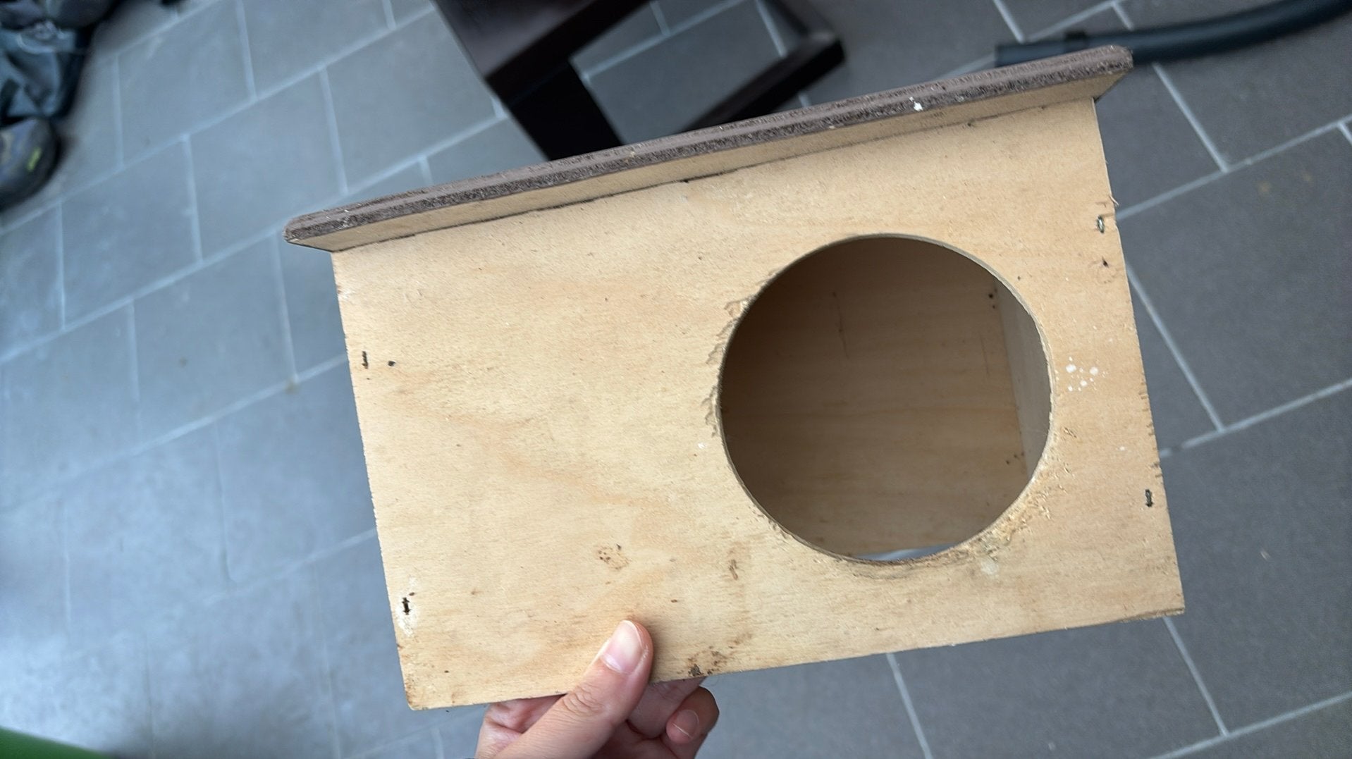 Pet accessories hamster wooden house, Ophalen, Gebruikt