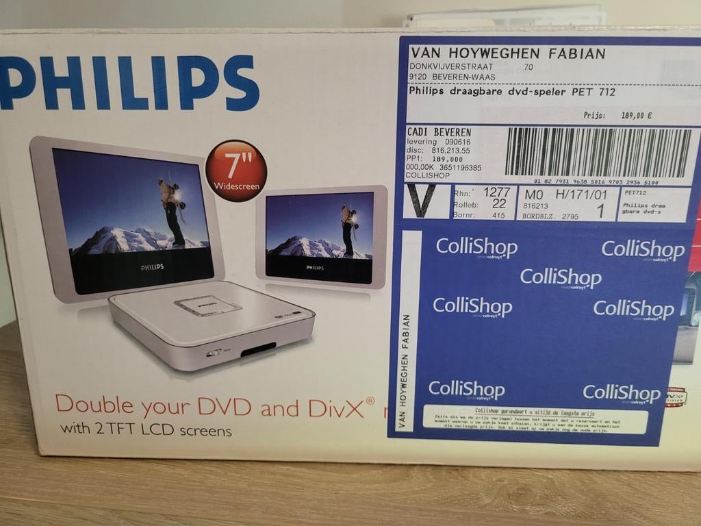 Hoofdsteun dvd-speler met remote., Ophalen