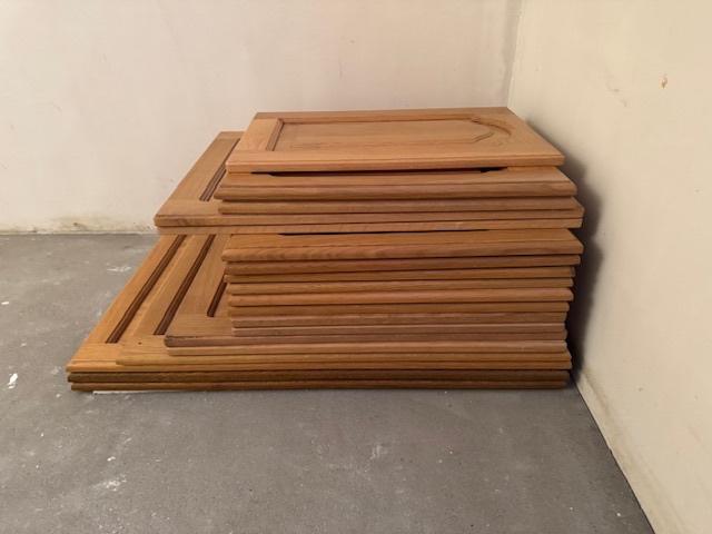 Gratis eiken deurtjes, Doe-het-zelf en Bouw, Hout en Planken, Ophalen, Gebruikt, Eiken, Overige typen