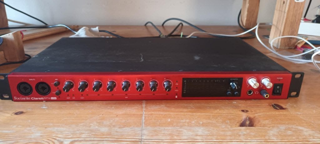Carte Son Focusrite Clarett octo, Computers en Software, Geluidskaarten, Ophalen of Verzenden, Zo goed als nieuw