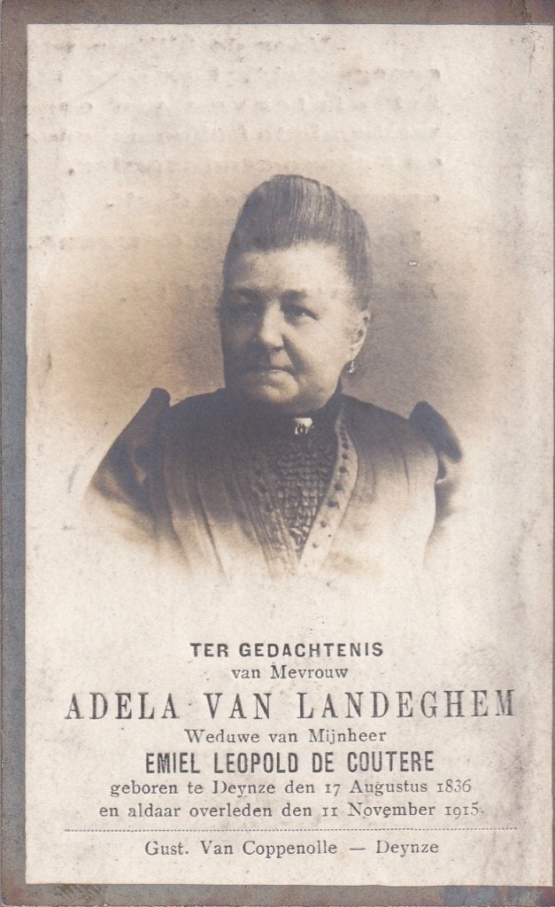 51 / B P FOTO DEYNZE VAN LANDEGHEM 1836 - 1915, Enlèvement ou Envoi, Image pieuse