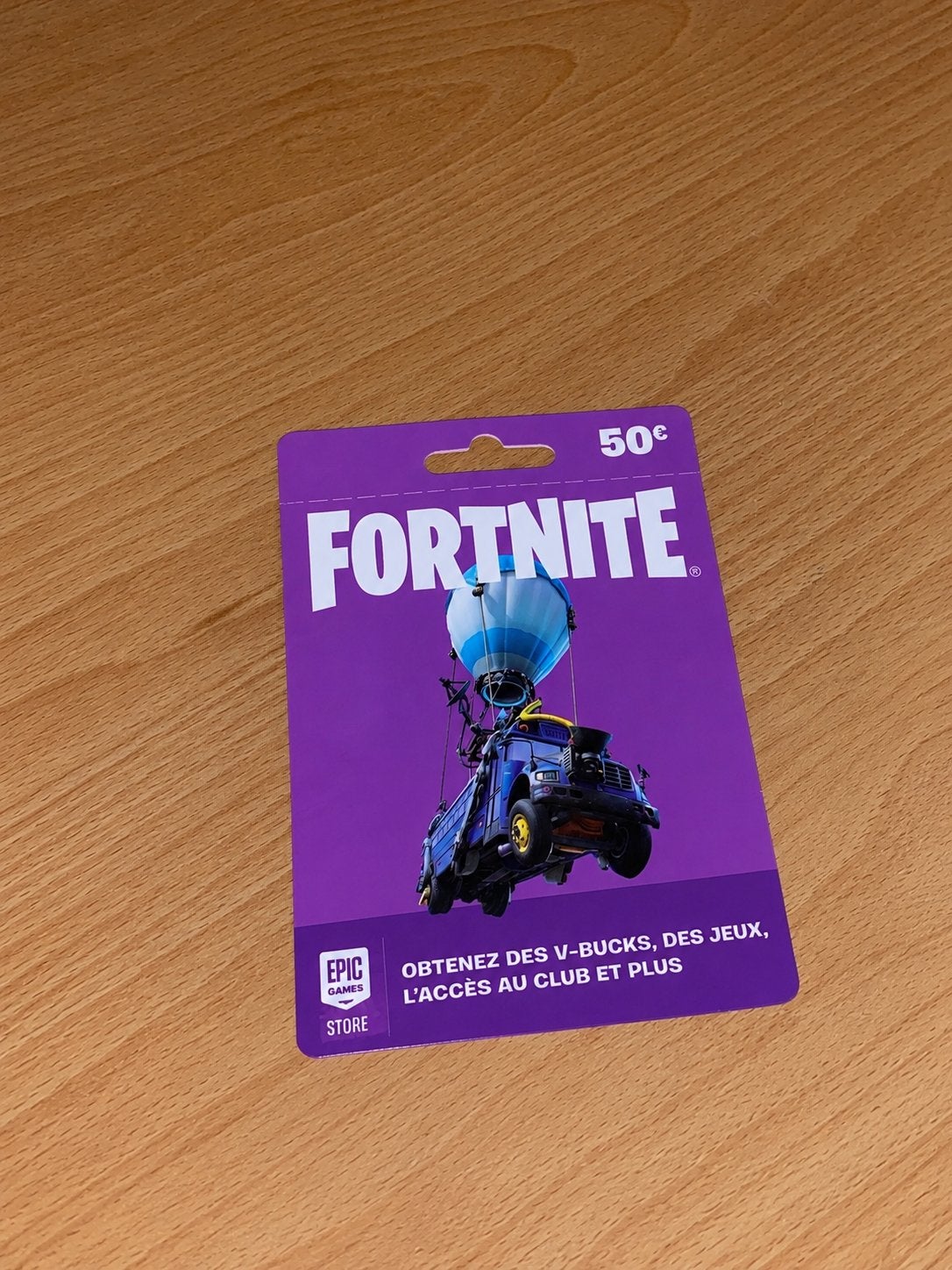 Fortnite Cadeaukaart €50 – Nieuw & Ongebruikt, Enlèvement, Neuf, Carte(s) à jouer